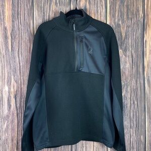 Spyder Black 3/4 Pullover